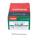 TIMCO Screws TIMCO Classic Multi-Purpose Countersunk A2 Stainless Steel Woodcrews