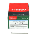 TIMCO Screws TIMCO Classic Multi-Purpose Countersunk A2 Stainless Steel Woodcrews