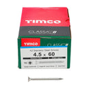 TIMCO Screws TIMCO Classic Multi-Purpose Countersunk A2 Stainless Steel Woodcrews
