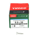 TIMCO Screws TIMCO Classic Multi-Purpose Countersunk A2 Stainless Steel Woodcrews
