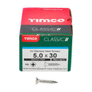 TIMCO Screws TIMCO Classic Multi-Purpose Countersunk A2 Stainless Steel Woodcrews