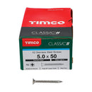 TIMCO Screws TIMCO Classic Multi-Purpose Countersunk A2 Stainless Steel Woodcrews