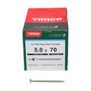 TIMCO Screws TIMCO Classic Multi-Purpose Countersunk A2 Stainless Steel Woodcrews