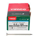 TIMCO Screws TIMCO Classic Multi-Purpose Countersunk A2 Stainless Steel Woodcrews