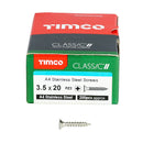 TIMCO Screws TIMCO Classic Multi-Purpose Countersunk A4 Stainless Steel Woodcrews