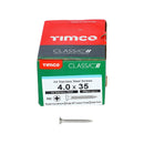 TIMCO Screws TIMCO Classic Multi-Purpose Countersunk A4 Stainless Steel Woodcrews