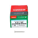 TIMCO Screws TIMCO Classic Multi-Purpose Countersunk A4 Stainless Steel Woodcrews