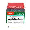 TIMCO Screws TIMCO Classic Multi-Purpose Countersunk A4 Stainless Steel Woodcrews