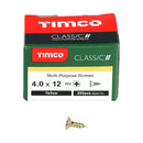 TIMCO Screws TIMCO Classic Multi-Purpose Countersunk Gold Woodscrews