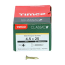 TIMCO Screws TIMCO Classic Multi-Purpose Countersunk Gold Woodscrews