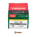 TIMCO Screws TIMCO Classic Multi-Purpose Countersunk Gold Woodscrews