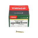 TIMCO Screws TIMCO Classic Multi-Purpose Countersunk Gold Woodscrews