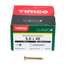 TIMCO Screws TIMCO Classic Multi-Purpose Countersunk Gold Woodscrews