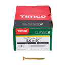 TIMCO Screws TIMCO Classic Multi-Purpose Countersunk Gold Woodscrews
