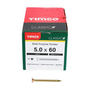 TIMCO Screws TIMCO Classic Multi-Purpose Countersunk Gold Woodscrews