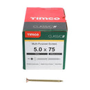 TIMCO Screws TIMCO Classic Multi-Purpose Countersunk Gold Woodscrews