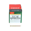 TIMCO Screws TIMCO Classic Multi-Purpose Countersunk Gold Woodscrews