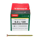 TIMCO Screws TIMCO Classic Multi-Purpose Countersunk Gold Woodscrews