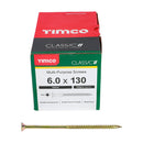 TIMCO Screws TIMCO Classic Multi-Purpose Countersunk Gold Woodscrews