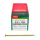 TIMCO Screws TIMCO Classic Multi-Purpose Countersunk Gold Woodscrews