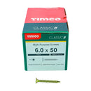 TIMCO Screws TIMCO Classic Multi-Purpose Countersunk Gold Woodscrews