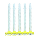 TIMCO Screws TIMCO Collated Self-Drilling Wing-Tip Steel to Timber Light Section Silver Screws  - 4.8 x 65