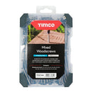 TIMCO Screws TIMCO Countersunk A2 Stainless Steel Woodscrews Mixed Tray - 340pcs