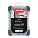 TIMCO Screws TIMCO Countersunk Silver Woodscrews Mixed Tray - 340pcs