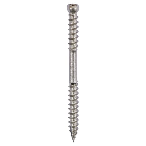 Timco Decking Screws Cylinder Head A2 Stainless Steel - 4.5 X 60 - Pack Qty - 250 Pcs