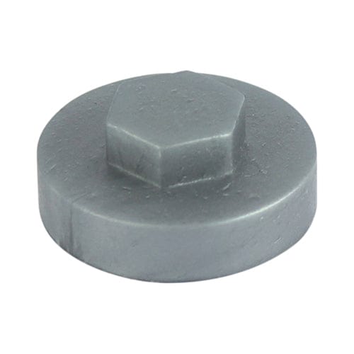 TIMCO Screws TIMCO Hex Head Cover Caps Dark Silver - 19mm