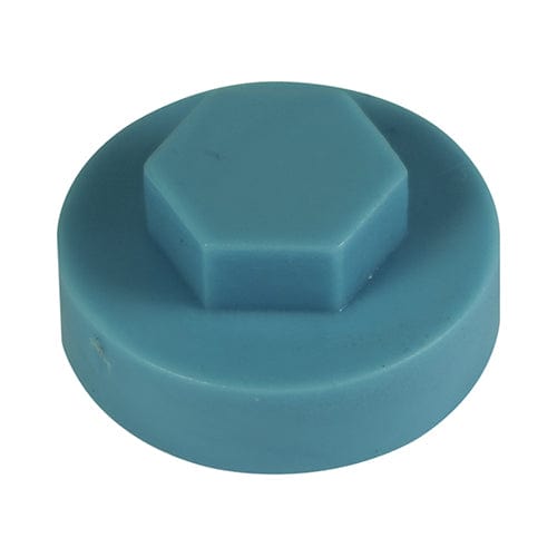 TIMCO Screws TIMCO Hex Head Cover Caps Wedgewood Blue - 19mm