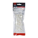 TIMCO Screws TIMCO Hinged Screw Caps Large White - To fit 5.0 to 6.0 Screw