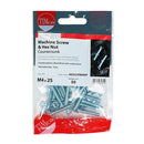 TIMCO Screws TIMCO Machine Countersunk Screws & Hex Nut Silver