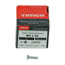 TIMCO Screws TIMCO Machine Pan Head Silver Screws