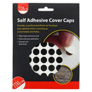 TIMCO Screws TIMCO Self-Adhesive Screw Cover Caps Black - 13mm