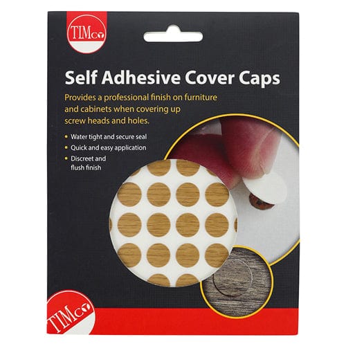 TIMCO Screws TIMCO Self-Adhesive Screw Cover Caps Winchester Oak - 13mm