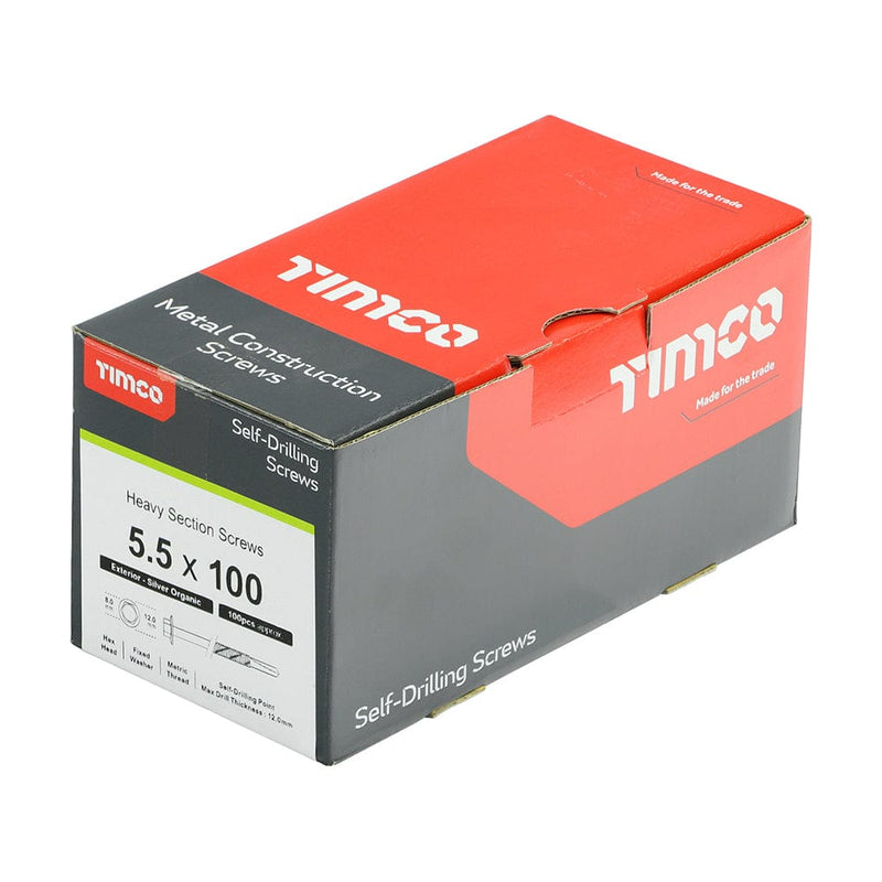 TIMCO Screws TIMCO Self-Drilling Heavy Section Screws Exterior Silver
