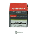 TIMCO Screws TIMCO Self-Drilling Light Section Screws Exterior Silver