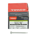 TIMCO Screws TIMCO Self-Drilling Light Section Screws Exterior Silver