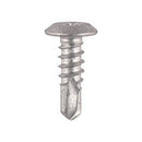 TIMCO Screws TIMCO Self-Drilling Metal Framing Low Profile Pan Head Exterior Silver Screws - 4.8 x 16