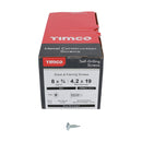 TIMCO Screws TIMCO Self-Drilling Wafer Head Silver Screws