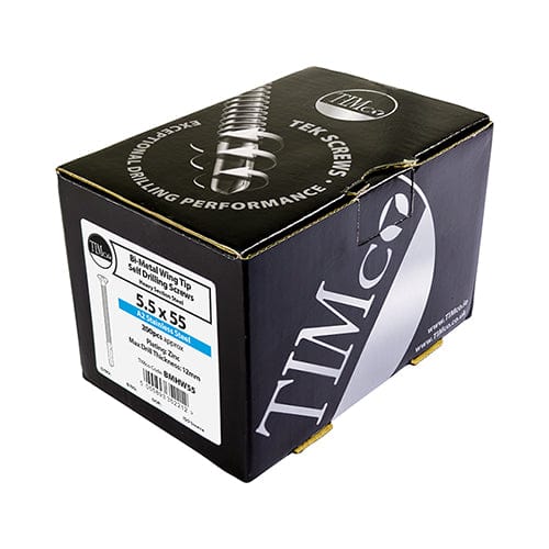TIMCO Screws TIMCO Self-Drilling Wing-Tip Steel to Timber Heavy Section A2 Stainless Steel Bi-Metal Screws