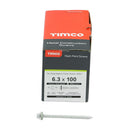 TIMCO Screws TIMCO Slash Point Sheet Metal to Timber Screws Exterior Silver with EPDM Washer