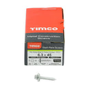 TIMCO Screws TIMCO Slash Point Sheet Metal to Timber Screws Exterior Silver with EPDM Washer