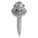 TIMCO Screws TIMCO Slash Point Sheet Metal to Timber Screws Exterior Silver with EPDM Washer