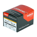 TIMCO Screws TIMCO Solid Brass Countersunk Woodscrews