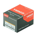 TIMCO Screws TIMCO Solid Brass Countersunk Woodscrews