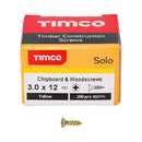 TIMCO Screws TIMCO Solo Countersunk Gold Woodscrews