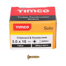 TIMCO Screws TIMCO Solo Countersunk Gold Woodscrews