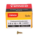 TIMCO Screws TIMCO Solo Countersunk Gold Woodscrews